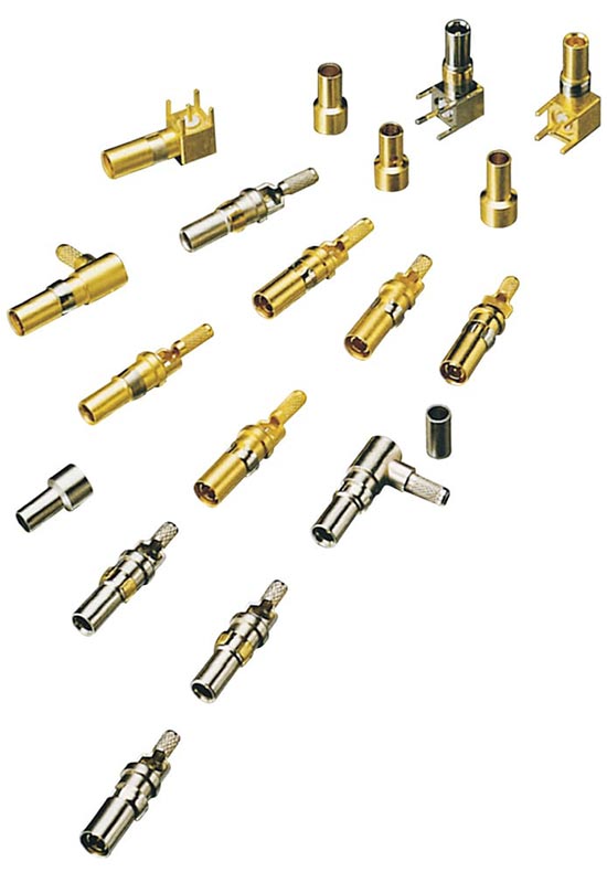 Contacts coaxiaux pour connecteur DIN 41612
