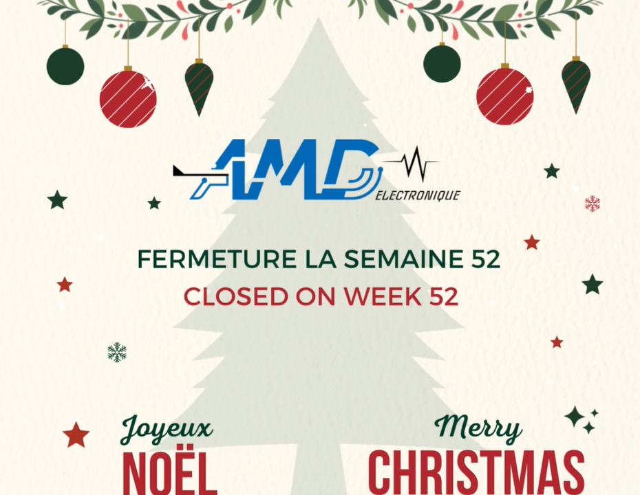 Fermeture semaine 52
